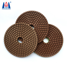 Longer life diamond copper polishing pad for wet polishing